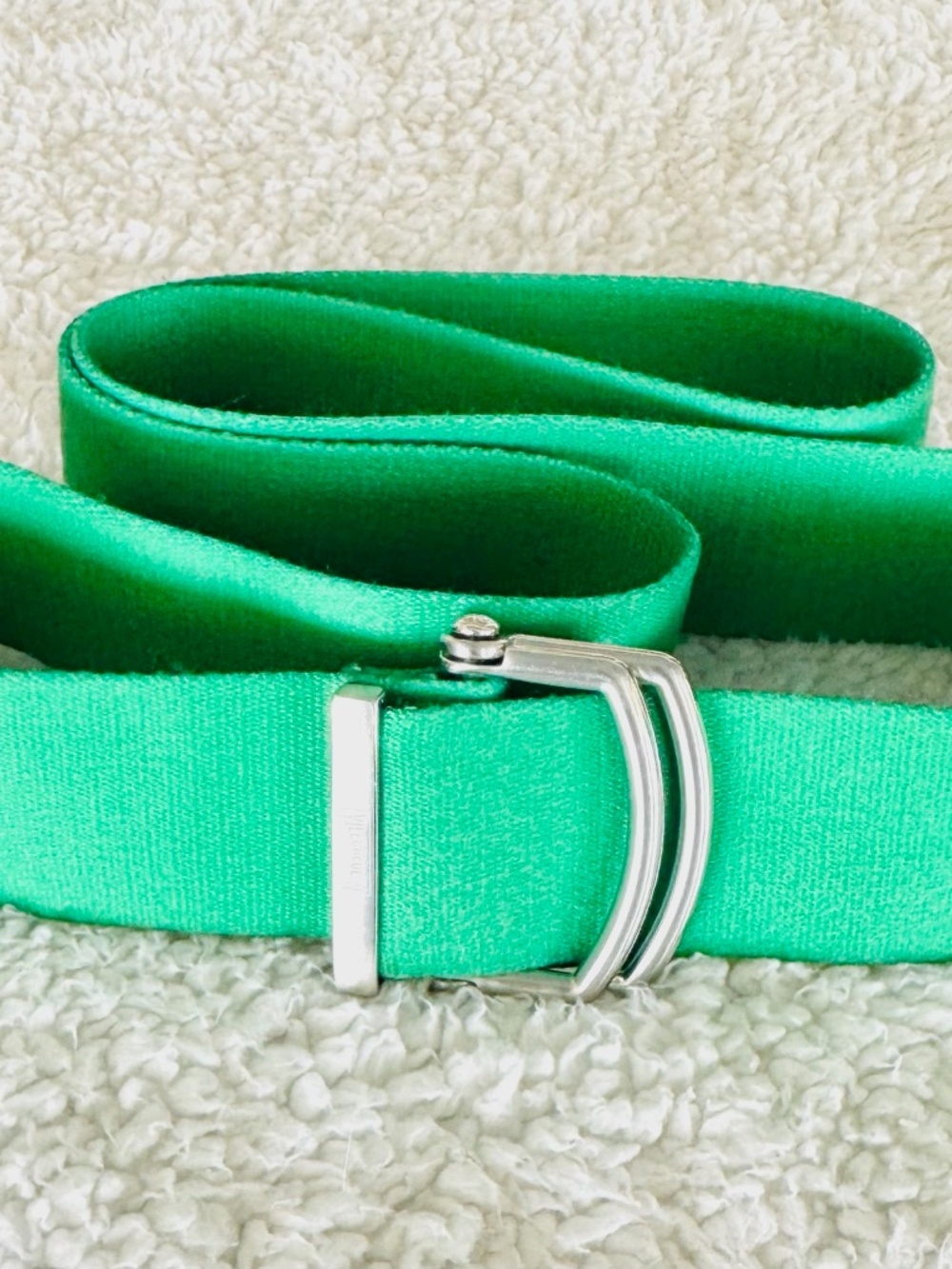 Vilbrequin Bento Belt Unisex Green 43"x1.5" High Quality Vibrant Colorful Italy